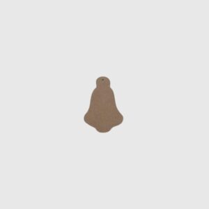 Коледна фигурка камбанка Е7 от MDF – декоративна камбанка за елха