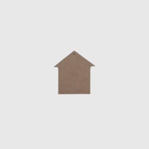 Коледна фигурка къщичка Е19 – висока MDF къщичка за елха