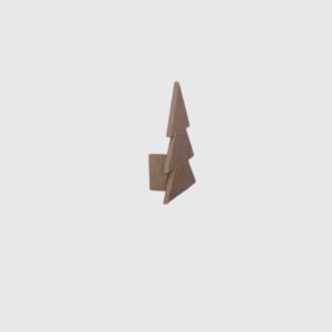 Малка коледна елхичка от MDF с масивна конструкция и прецизна изработка